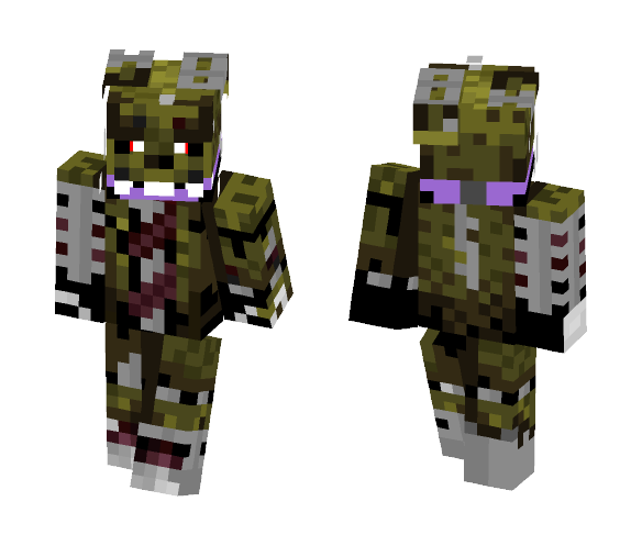 Ignited Springtrap - Male Minecraft Skins - image 1