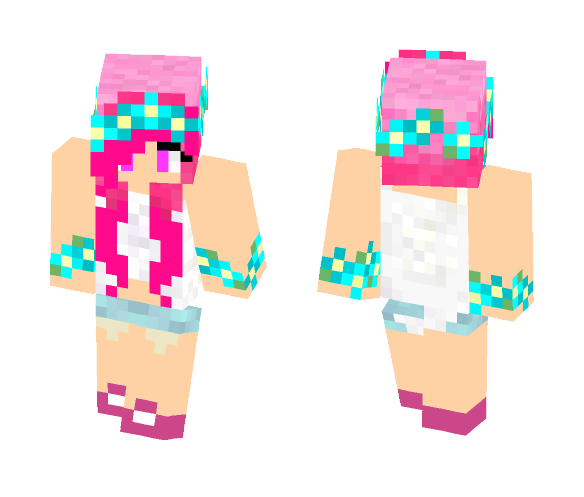Melony Pink Bloom {Cherry} - Female Minecraft Skins - image 1