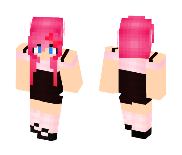 Giggles HTF {Cherry} - Female Minecraft Skins - image 1