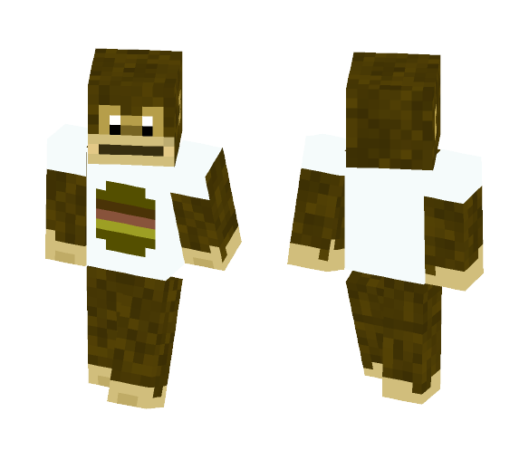 McBurgerKong Monkey - Male Minecraft Skins - image 1