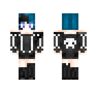 ◊Black 'n Blue Punk For You◊ - Interchangeable Minecraft Skins - image 2
