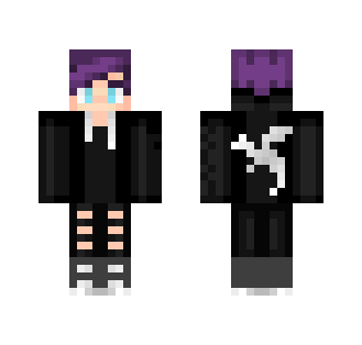 Purple Highlighter Skin - Male Minecraft Skins - image 2