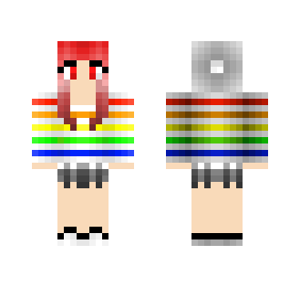 ????Rainbow beauty???? - Female Minecraft Skins - image 2