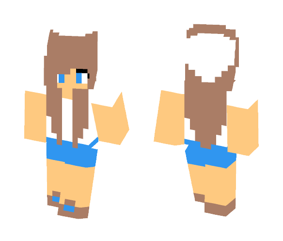 AmaiOdayaka {Cherry} - Female Minecraft Skins - image 1