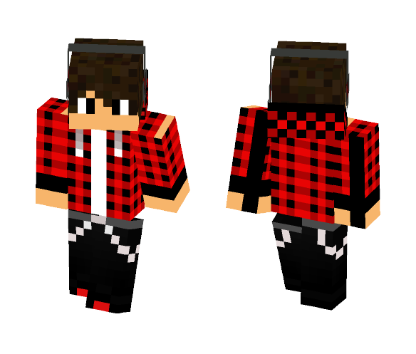 Red lumber guy - Male Minecraft Skins - image 1