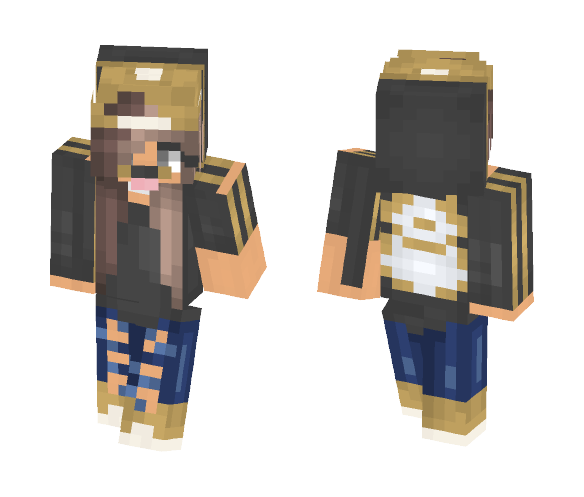 x Black n Gold x - Female Minecraft Skins - image 1