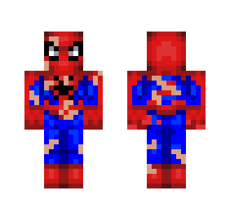 SpiderMan Battle Damaged - Comics Minecraft Skins - image 2