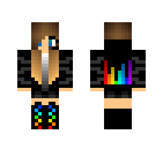 Girl dj rainbow - Girl Minecraft Skins - image 2