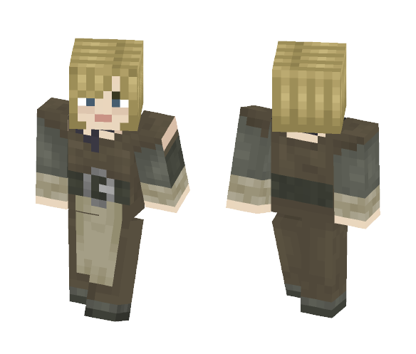 Medieval Female blonde - Female Minecraft Skins - image 1