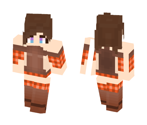 Girl with armor - Girl Minecraft Skins - image 1