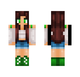 Flower Teen - Female Minecraft Skins - image 2