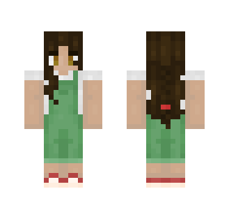 Green Overalls - Female Minecraft Skins - image 2