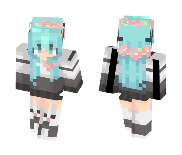 //Blue// ᵔᴥᵔ - Female Minecraft Skins - image 1