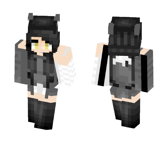 Oc- Tsuki | Wolf Girl - Girl Minecraft Skins - image 1