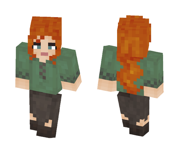 Female Medieval Villager - Female Minecraft Skins - image 1