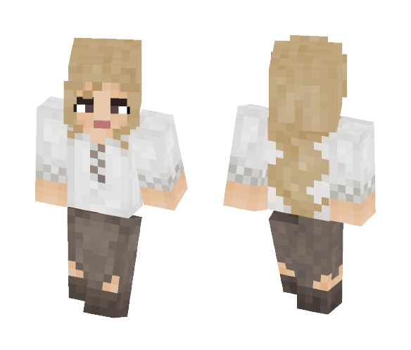 Female Medieval Villager - Female Minecraft Skins - image 1