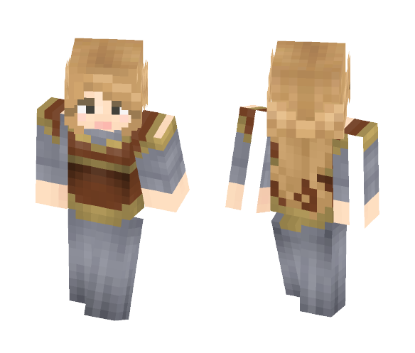 Eowyn's Gown (Do not use on LoTC) - Female Minecraft Skins - image 1