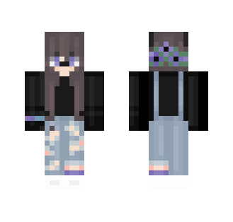 Purple Casual - Female Minecraft Skins - image 2