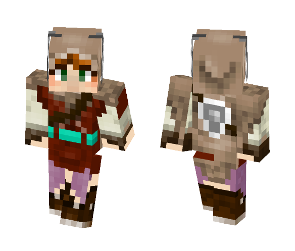 Angel Runner Skin - Female Minecraft Skins - image 1
