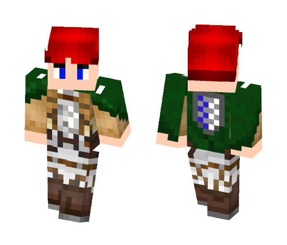 Me from Attack On Titan - Male Minecraft Skins - image 1