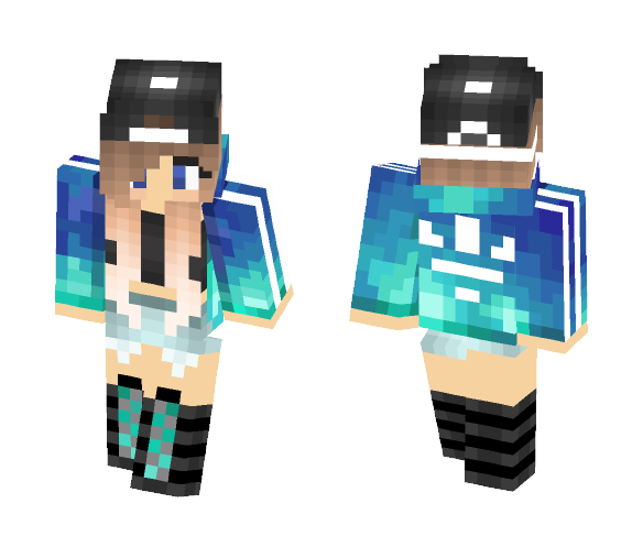 Adidas Color Splatter - Female Minecraft Skins - image 1