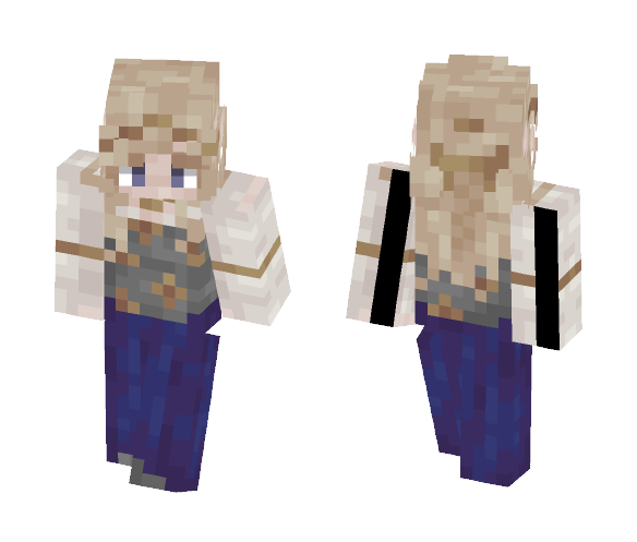 LotC - High Elven Woman in Gown - Female Minecraft Skins - image 1