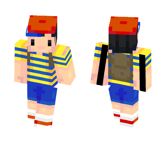 Ness (Earthbound/Mother) - Male Minecraft Skins - image 1