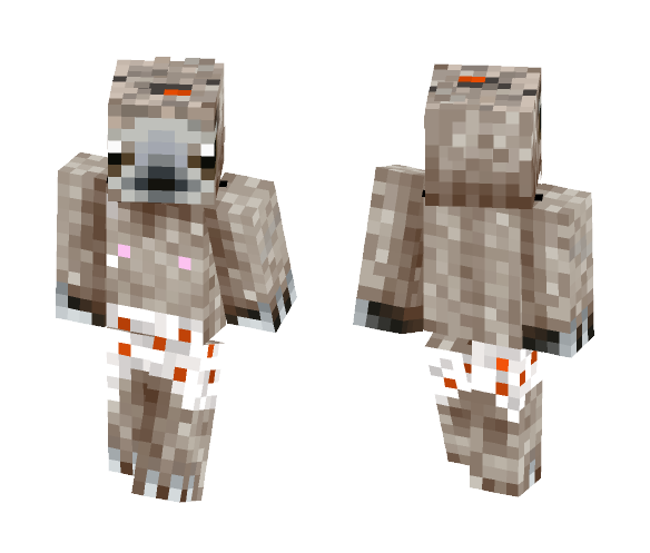 Naked Sloth - Male Minecraft Skins - image 1