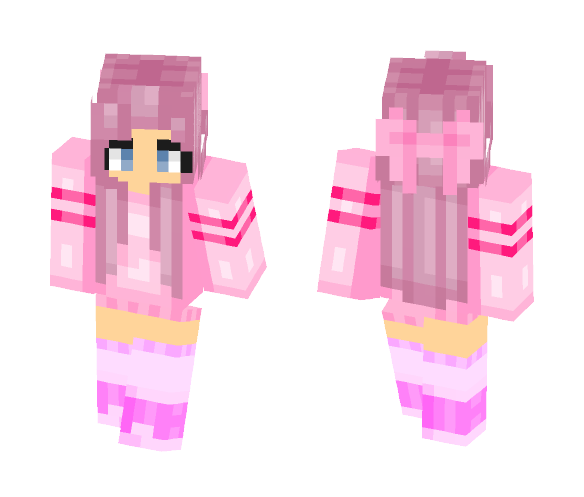 Pink Girl Skin - Girl Minecraft Skins - image 1