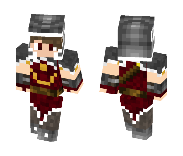 Fire Bender Soldier Oceania - Male Minecraft Skins - image 1