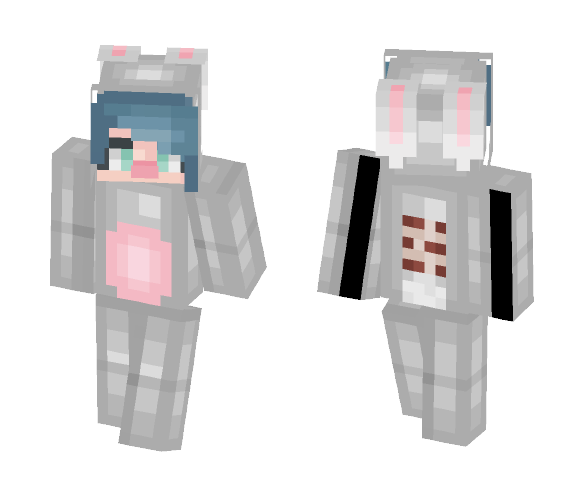 Brick Bunny - Interchangeable Minecraft Skins - image 1