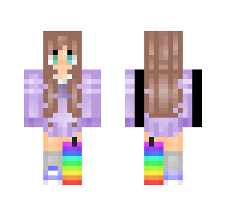 Purple Sweater. - Female Minecraft Skins - image 2
