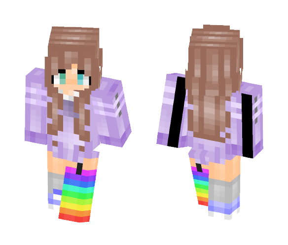 Purple Sweater. - Female Minecraft Skins - image 1