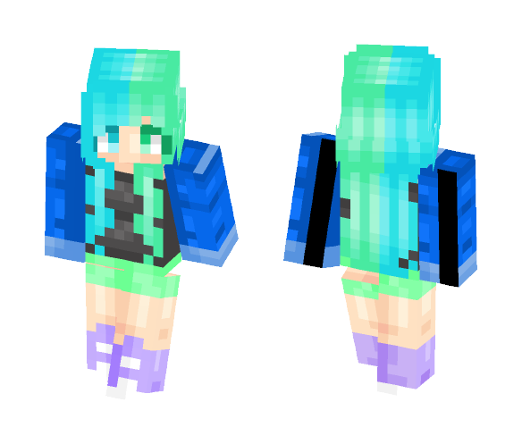 Aquamarine~ - Female Minecraft Skins - image 1