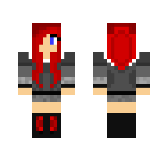girl red hair - Color Haired Girls Minecraft Skins - image 2