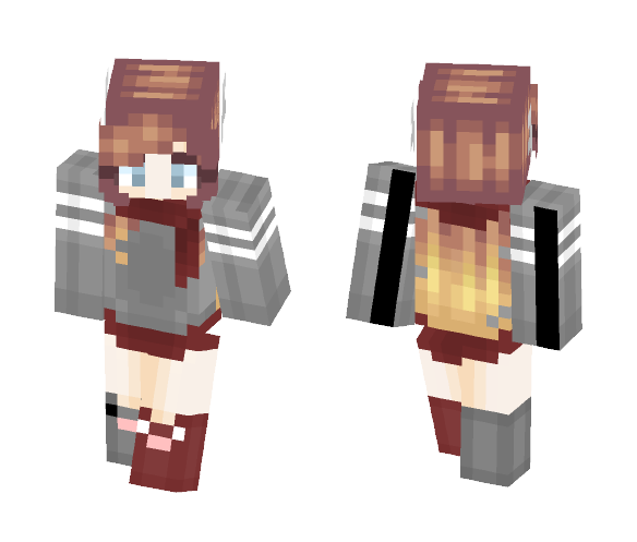 Cozγ Wιητεr | Aυτυmη - Female Minecraft Skins - image 1