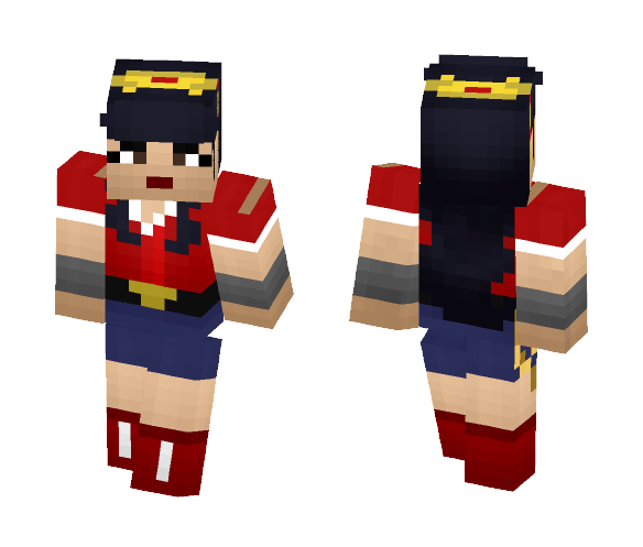 Wonder Woman [Bombshells] - Comics Minecraft Skins - image 1