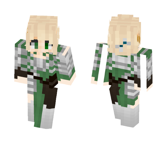 Simply Armoured Aria [LOTC] - Female Minecraft Skins - image 1