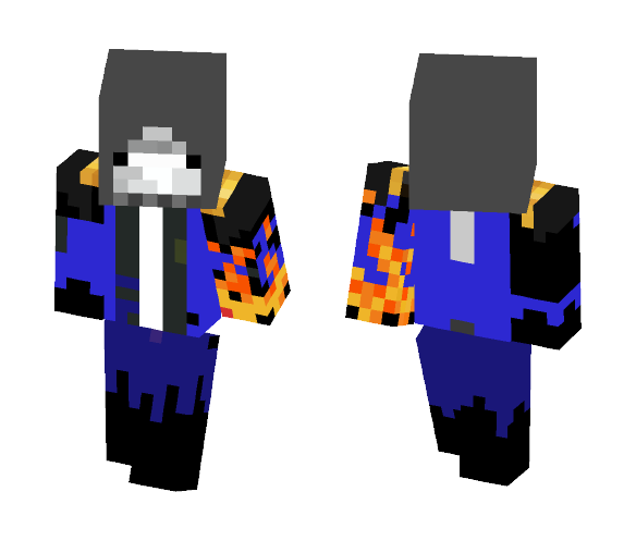 Hooded FireHawk - Male Minecraft Skins - image 1