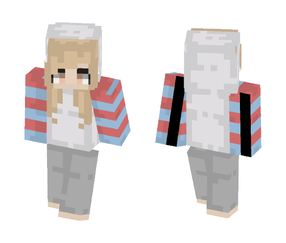 stripey wooOOoO - Female Minecraft Skins - image 1
