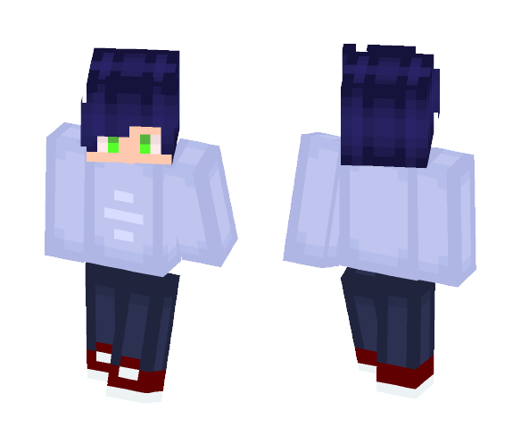Stay Blue - [First Skin] - Male Minecraft Skins - image 1