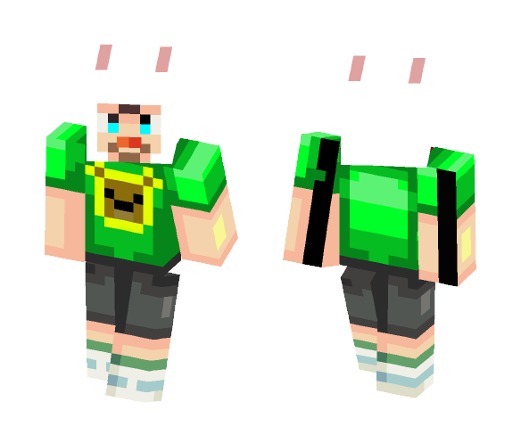That guy with the bunny hood - Male Minecraft Skins - image 1