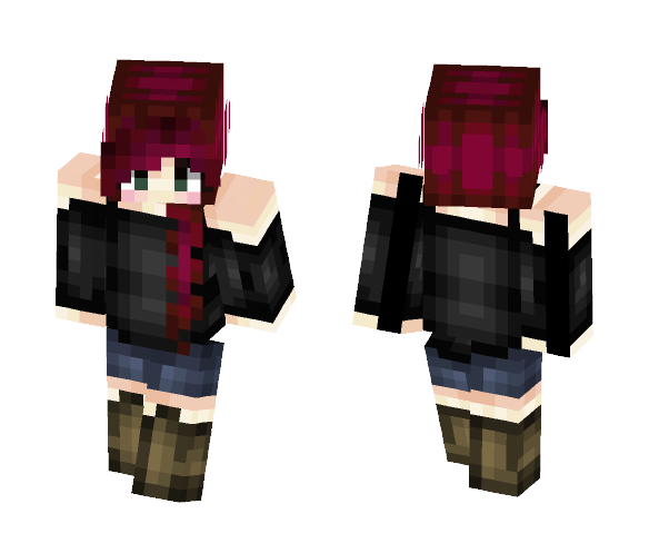 Rose Hair - Female Minecraft Skins - image 1