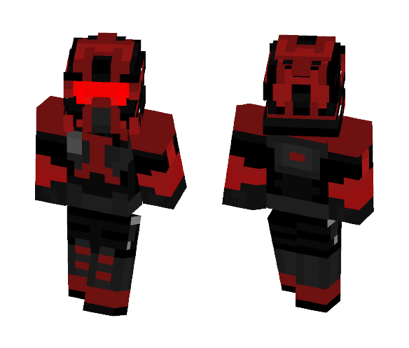 Star Wars Arf shadow Red Trooper - Male Minecraft Skins - image 1