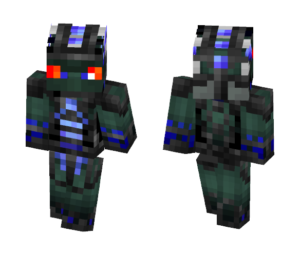 Blue Fire Dragon - Male Minecraft Skins - image 1