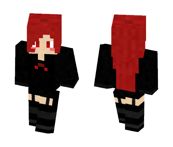 Cherry Pau [Semi-Creepypasta] xD - Female Minecraft Skins - image 1