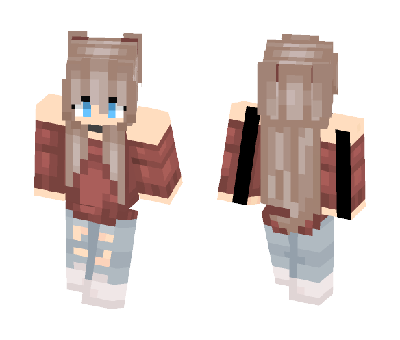 Casual Girl :3 - Girl Minecraft Skins - image 1