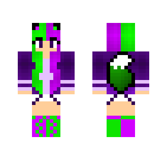 ???? Purple and Green ???? - Female Minecraft Skins - image 2