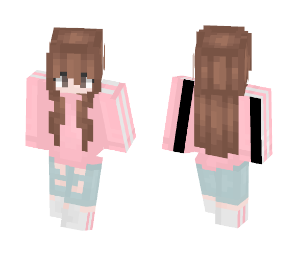 Chillin' in pink. - Female Minecraft Skins - image 1