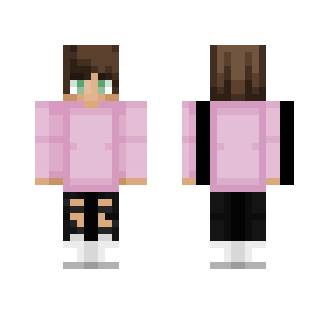 Pink Sweater - Male Minecraft Skins - image 2